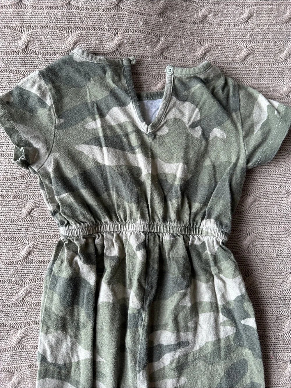 EUC Old Navy Baby Girl Jumpsuit Set, Camo & Leopard, 18-24 Months